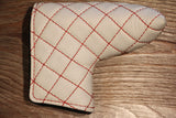 Tyson Lamb White Quilted Headcover